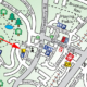Library Parking Diagram